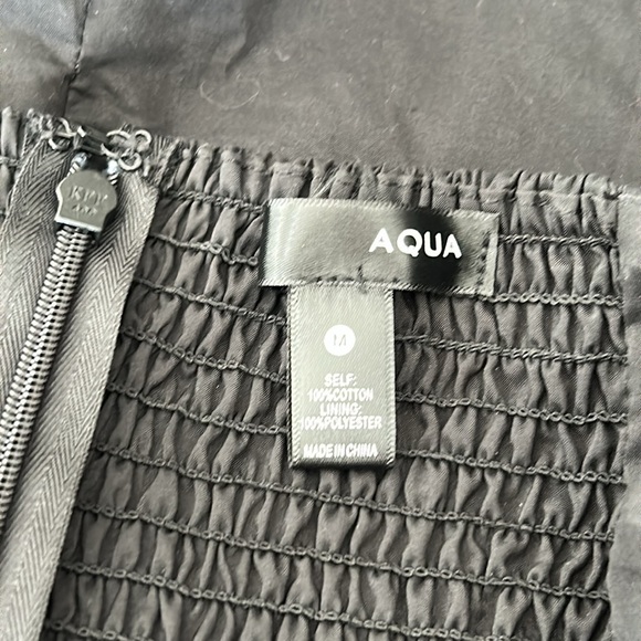 NWOT! Aqua Cotton Halter Maxi Dress Black size M - Picture 8 of 8